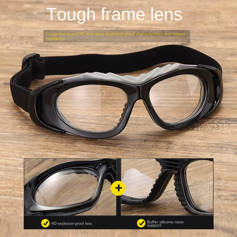 Basketball Glasses Running Sports Women Men Sports Football Anti-Breathable Impact Goggles Adults Outdoor