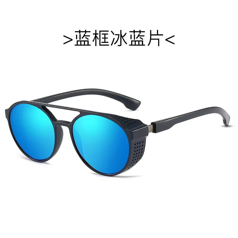 New Sunglasses Driving Glasses Polarized Sunglasses Men Women round Box Outdoor Fishing Riding Mirror Motorcycle Running Travel