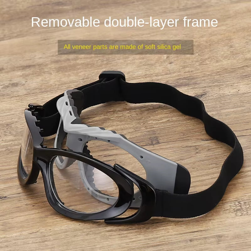 Basketball Glasses Running Sports Women Men Sports Football Anti-Breathable Impact Goggles Adults Outdoor